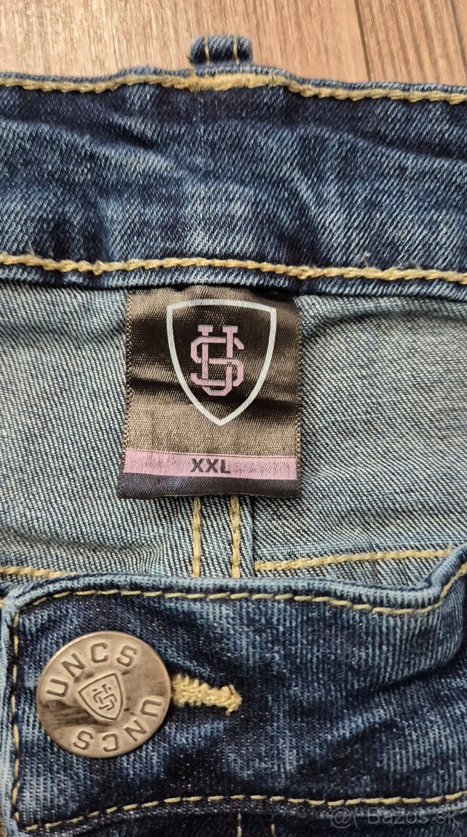 Pánske riflové kraťasy UNCS XXL - 3