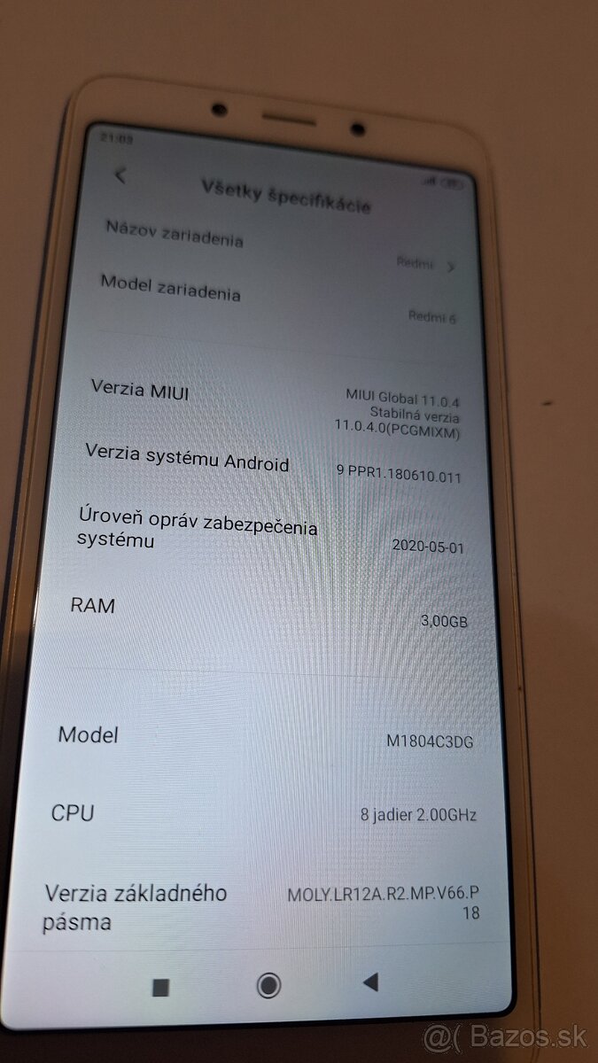 Xiaomi redmi 6 3/32GB android 9 dual sim - 3