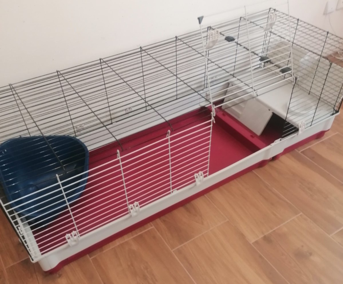 Klietka (extra veľká) a komplet výbava pre zajaca/morčatá - 3