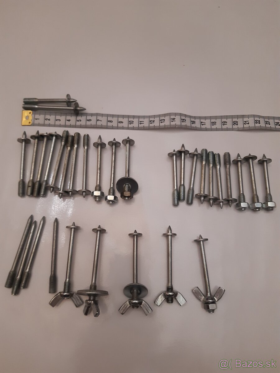 Klince do betonu,oceľové nastreľovacie klince dĺžka 5 a 6cm - 3