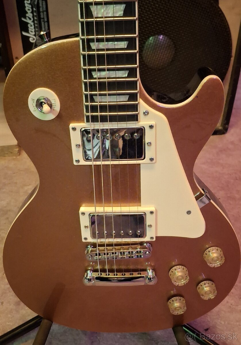 Predám gitaru Les Paul EKO Gold - 3