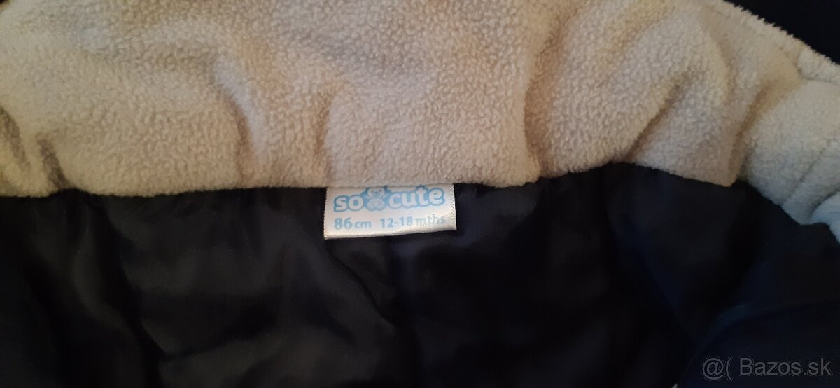 Otepľovačky a zimná bunda veľ. 86 - 3