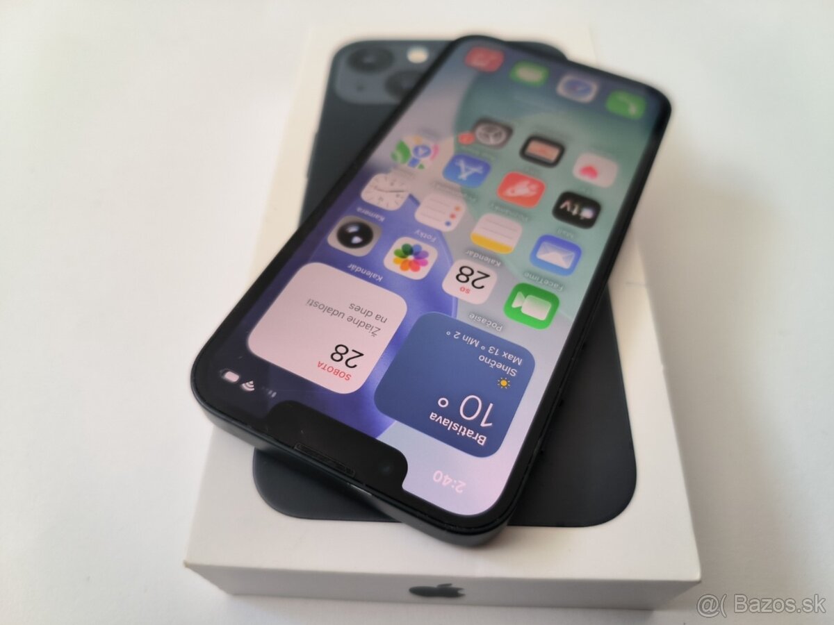 apple iphone 13 mini 128gb Midnight / Batéria 100% - 3