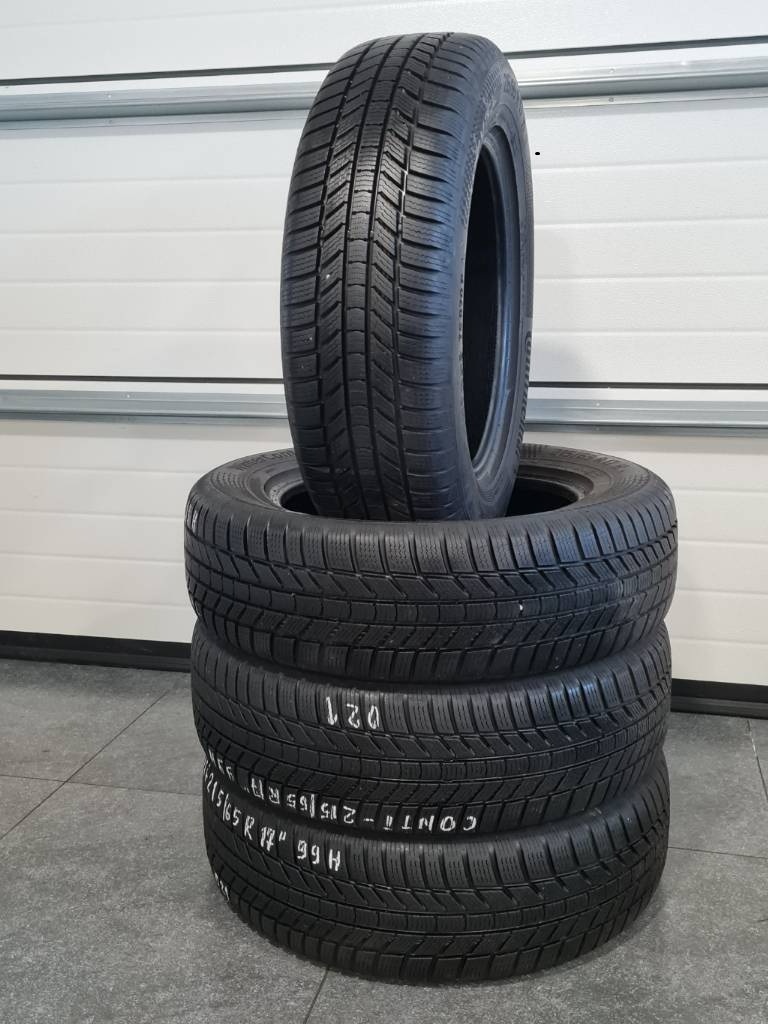 4x Continental 215/65 R17 99H Zimné pneumatiky. - 3