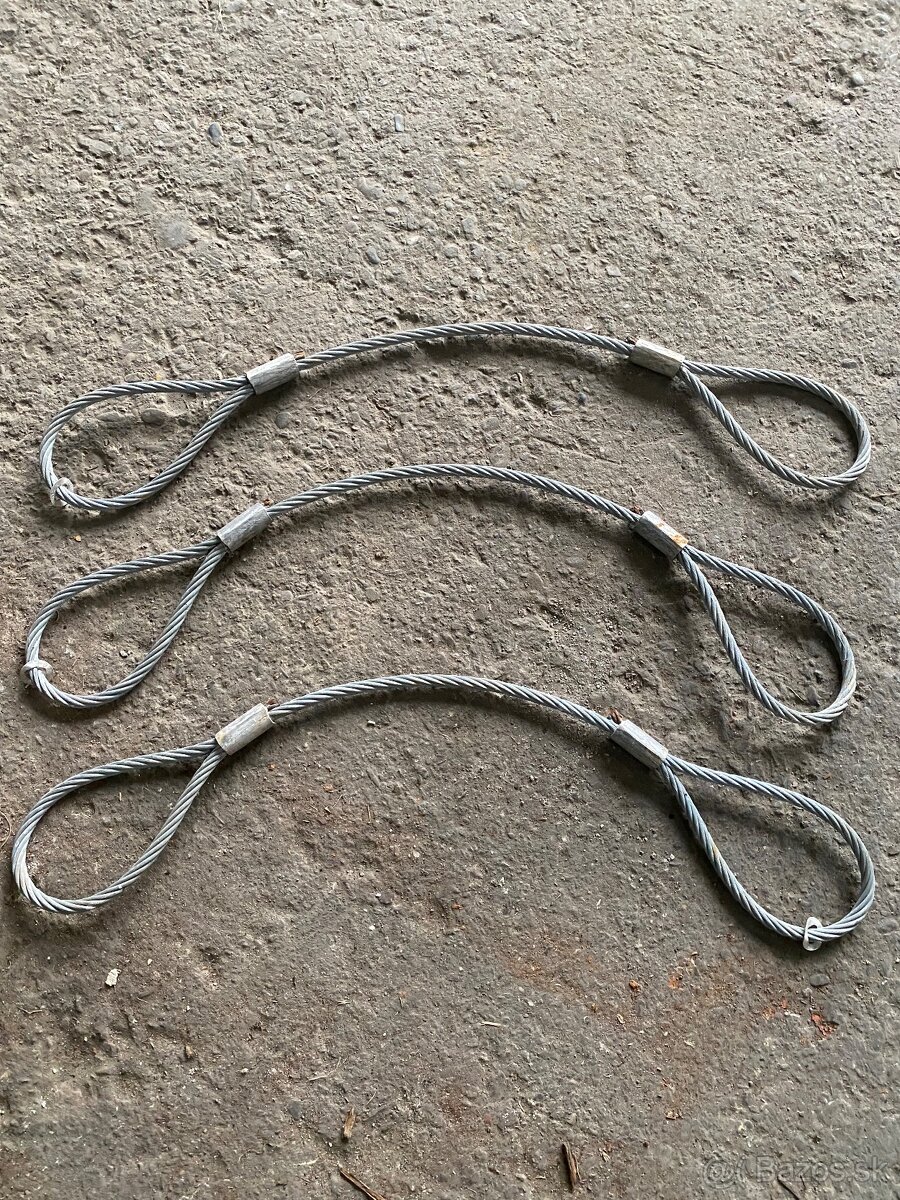 Ťažné oceľové lano -NOVÉ - 3