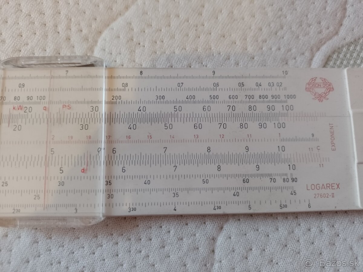 Logaritmické pravítko - 3