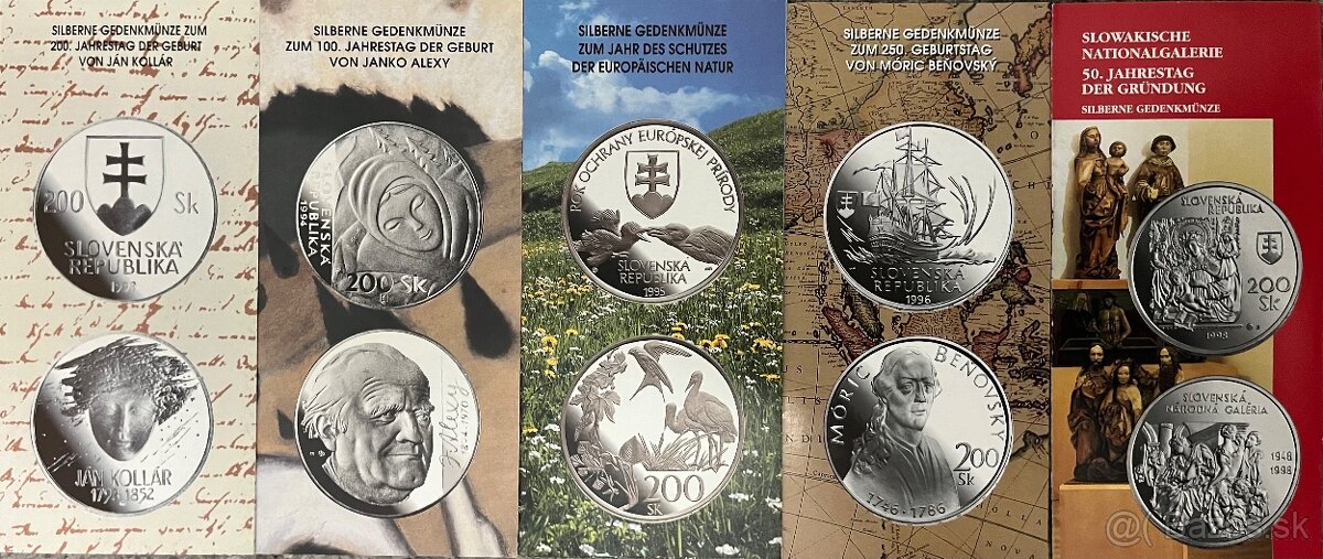 Informačný leták k strieborným zberateľským minciam SK/EN/DE - 3