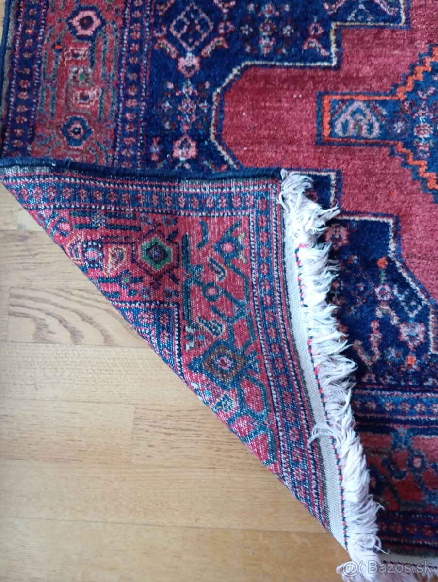 AKCIA⭐Perzský ručne viazaný koberec – Senneh (165 × 112 cm) - 3