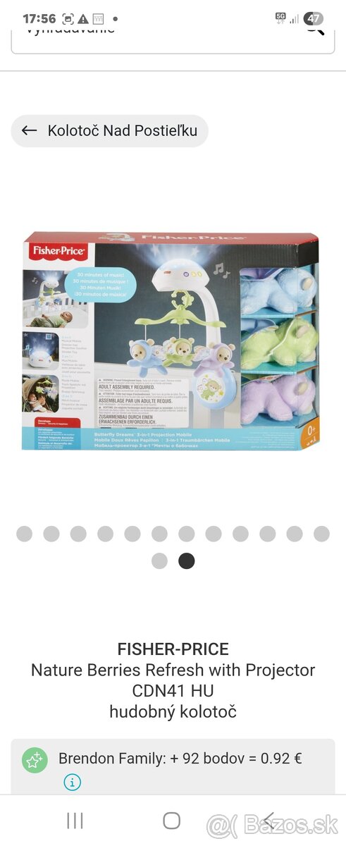 Kolotoč nad postieľku - 3