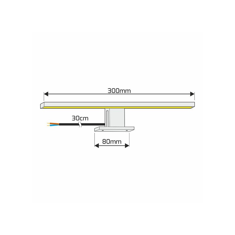 LED svetlo Amber do kúpeľne - 3
