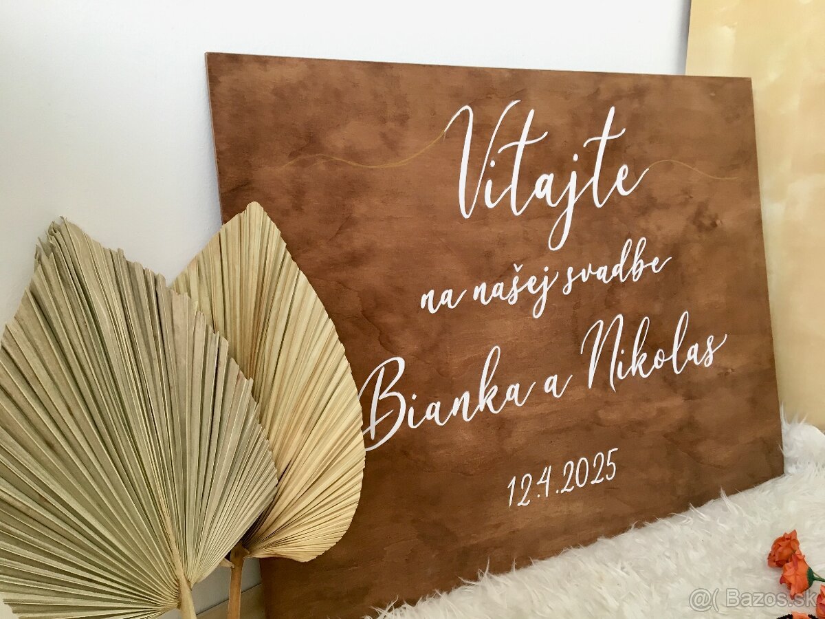 Uvítacie tabule (nie len na svadbu) - 3