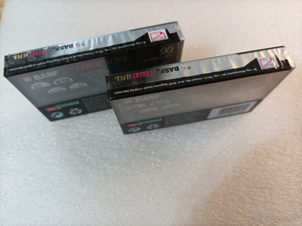 BASF CHROME SUPER II 90 , 1994 nová (NOS) MC kazeta - 3