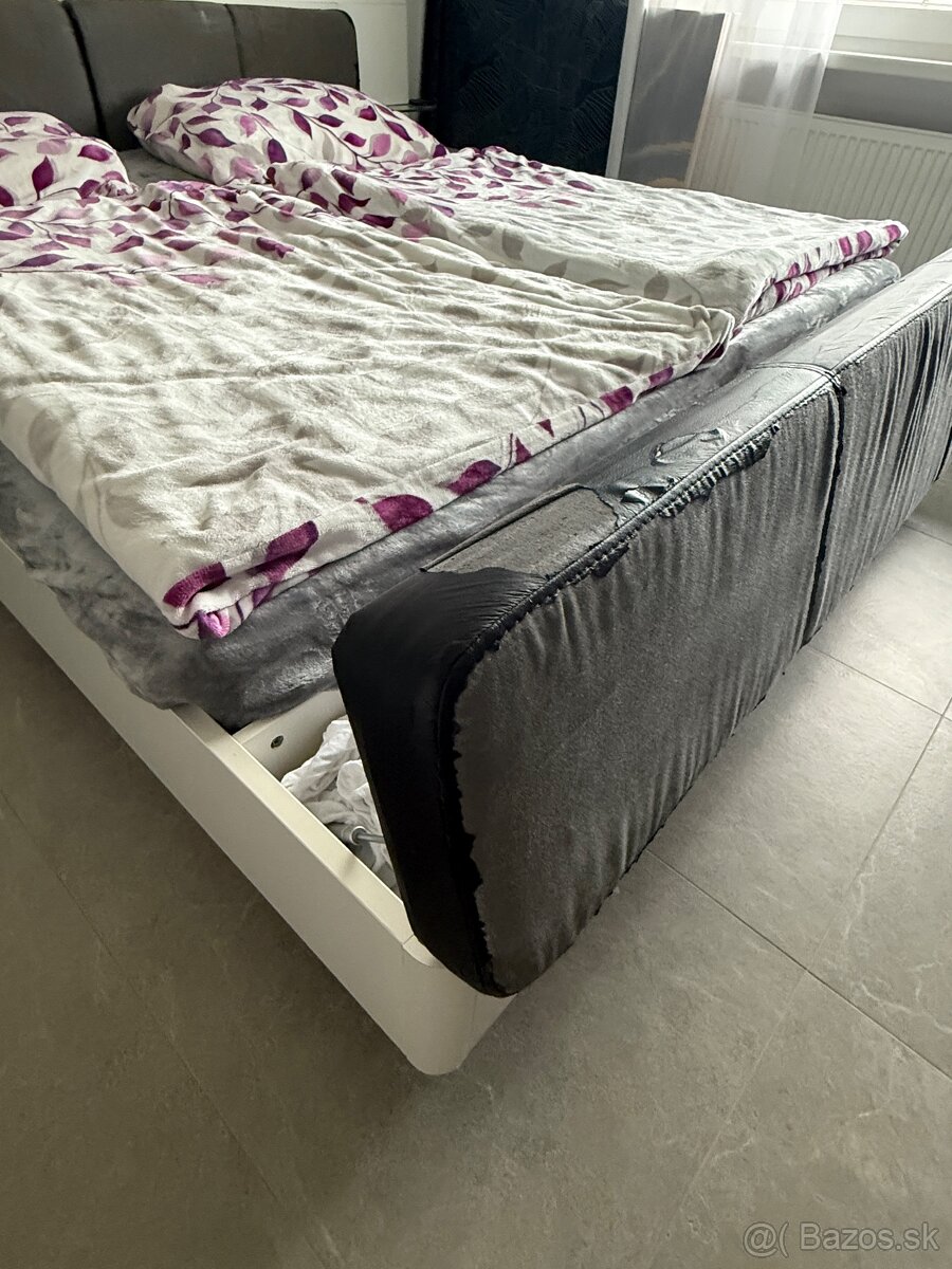 Manželská posteľ rošty a matrace - 3