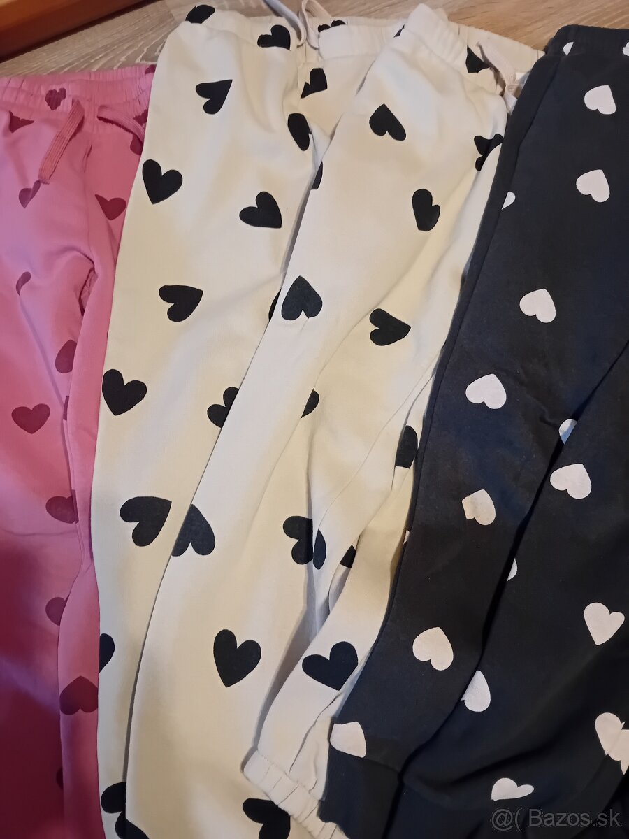 Zateplené tepláky HandM - veľ. 134 - 3