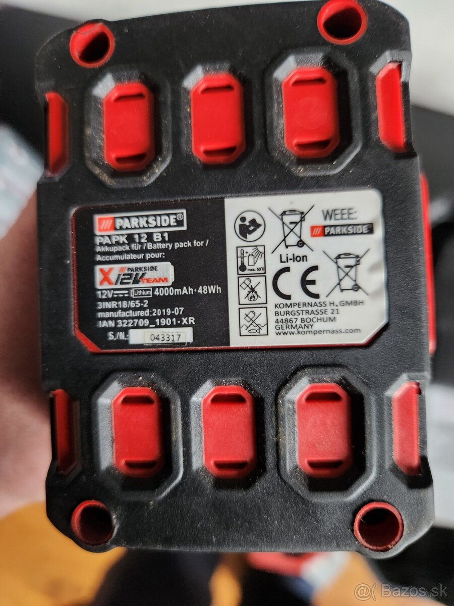 PARKSIDE PERFORMANCE RÁZOVÝ KĽÚČ 300 Nm PPDSSA 12 A1 - 3