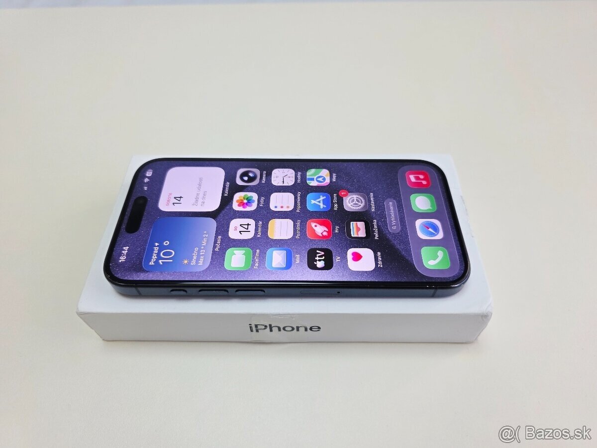 Apple iphone 15 PRO 256GB BLUE TITANIUM,BATERKA 100% - 3