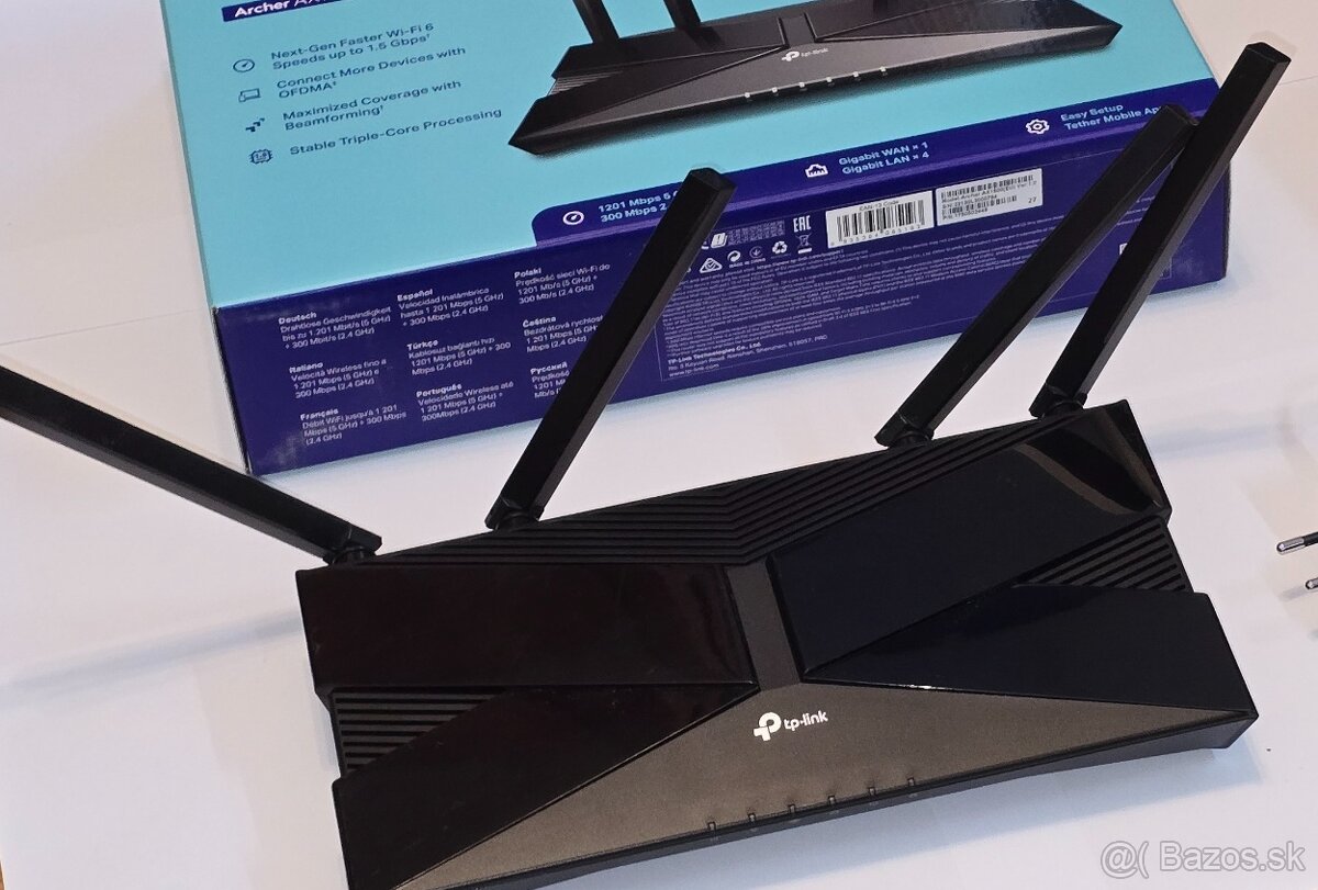 TP-Link Archer AX1800 Wi-Fi 6 router Dual band 2,4GHz + 5GHz - 3