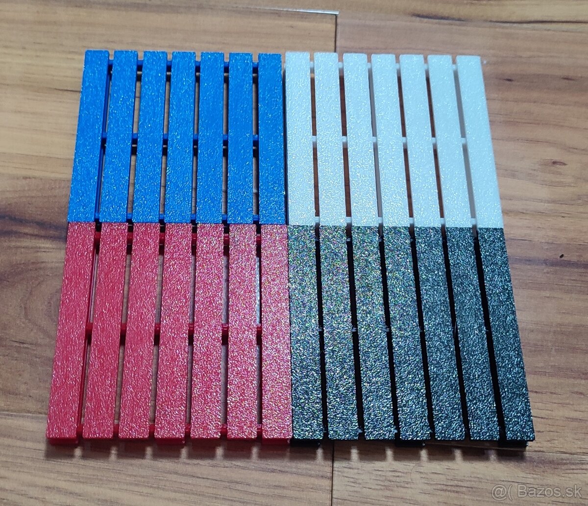 4ks 3d tlačené pdtácky v tvare palety - 3