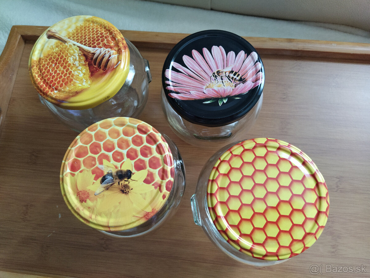 Poháre na med bez etiket 30 ks (iba osobný odber) - 3