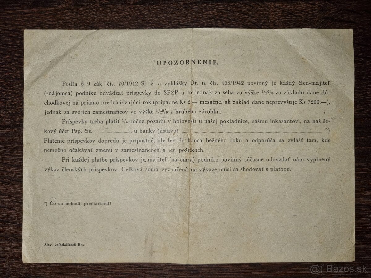 Hypotekarna knižka r.1913 - 3