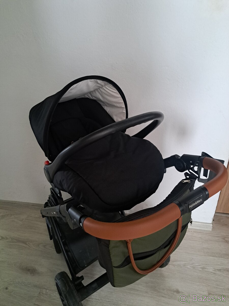 Kočík Petite&Mars Rover II. 3v1 olive - 3