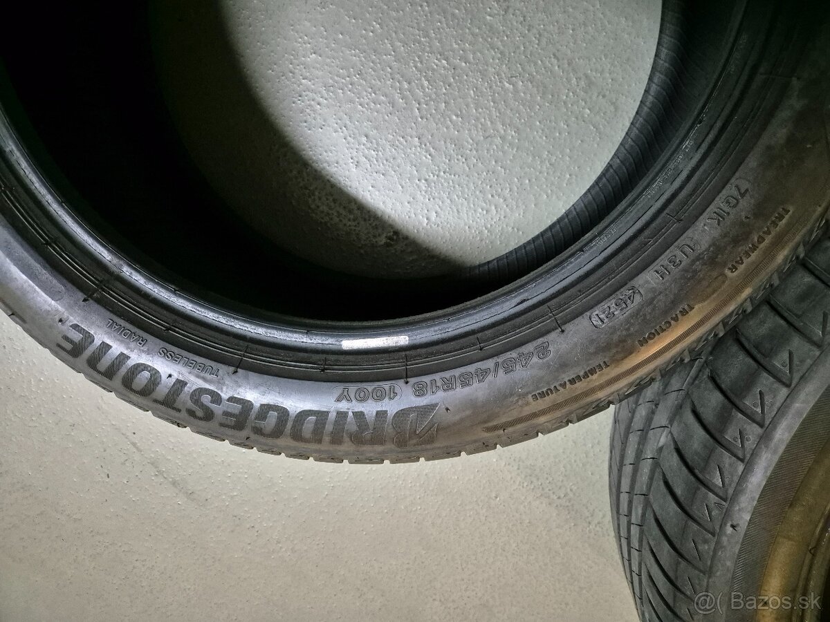 Letné pneu. BRIDGESTONE 245/45R18 - 3