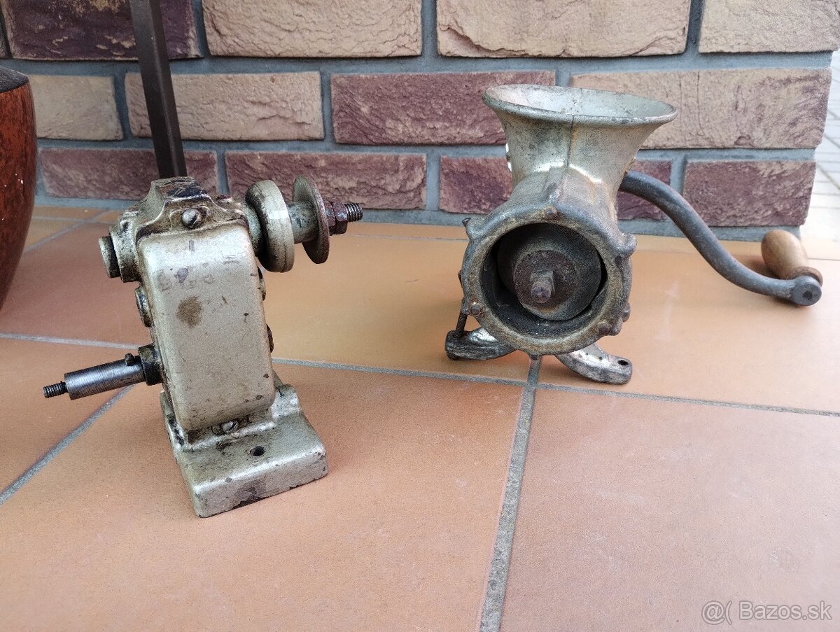 Mlynček na mäso Porkert 12 + prevodovka - 3