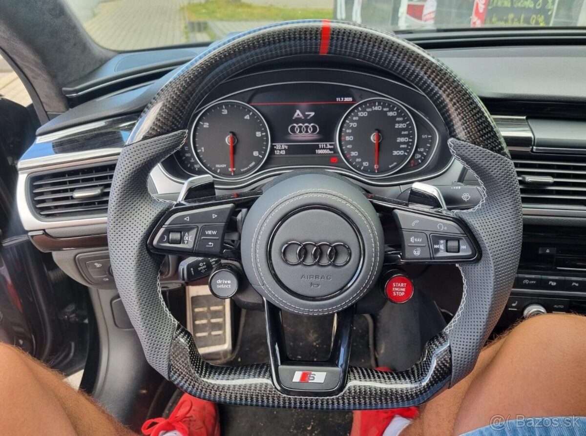 AUDI R8 VOLANT SPORTOVY --- START/STOP - DRIVE SELECT karbon - 3