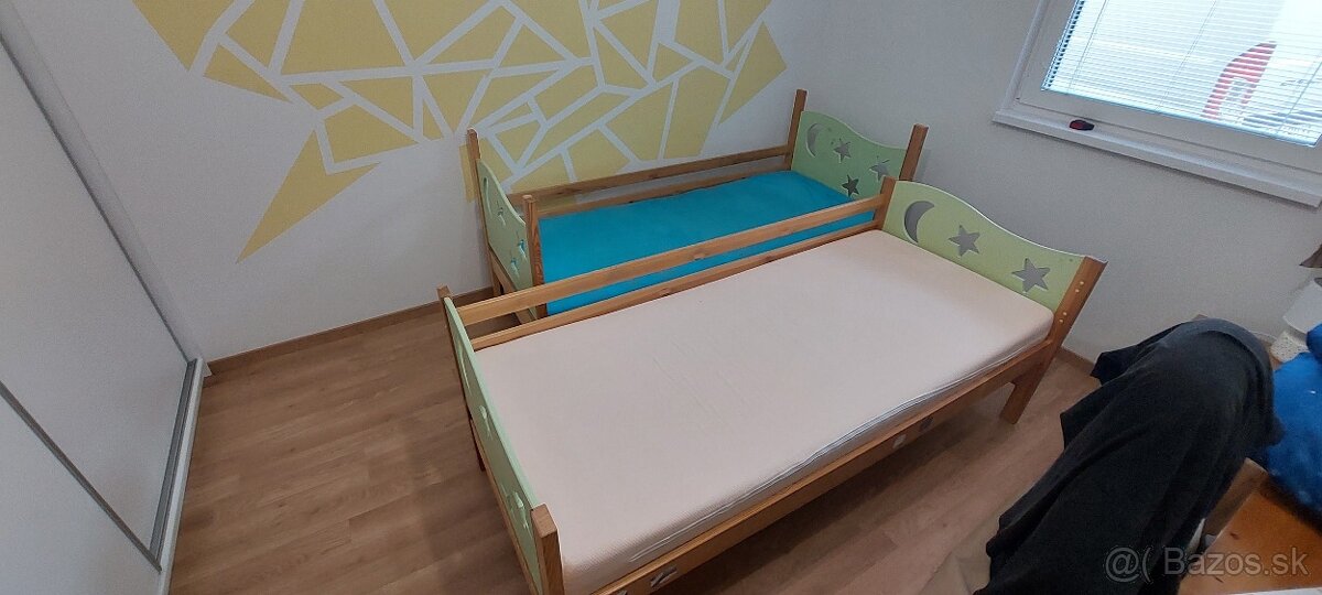 Poschodová posteľ 190x80 rozkladacia - 3