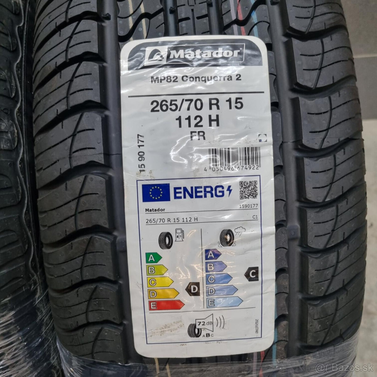 Letné pneumatiky 265/70 R15 MATADOR - 3