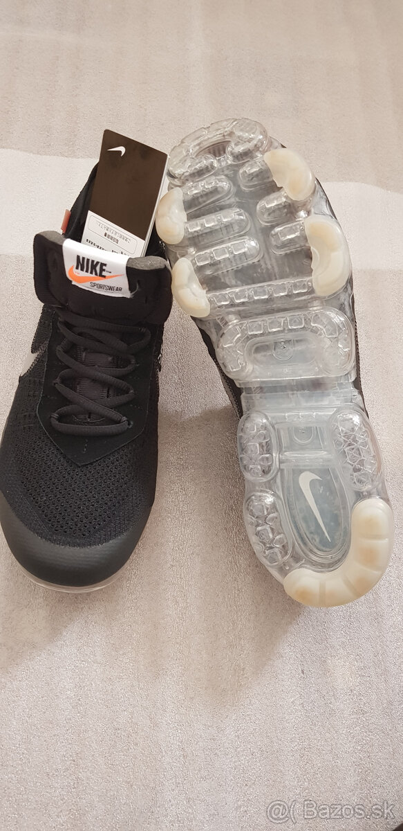 NIKE VAPORMAX OFF-WHITE BLACK - 3