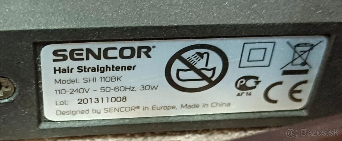 Sencor SHI 110BK Žehlička na vlasy - 3