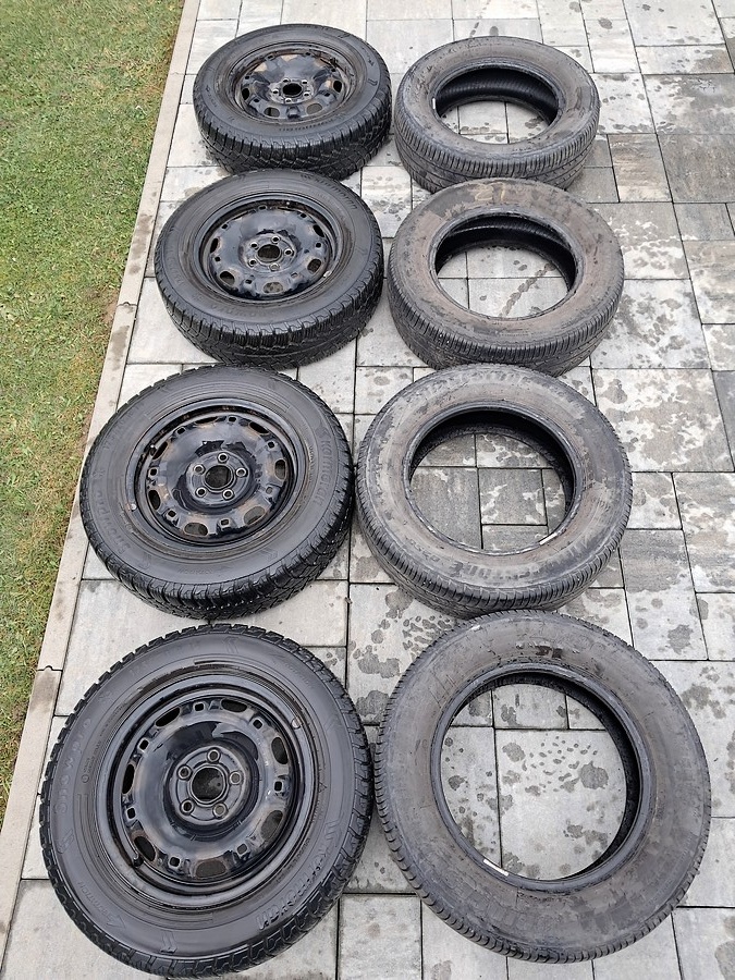 Zimna sada / zimne pneu 175/70 r14 + snimače tlaku TPMS - 3