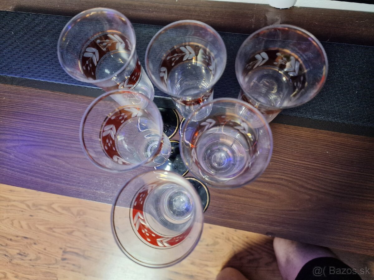 Luxusné bohemia poháre na sekt. - 3