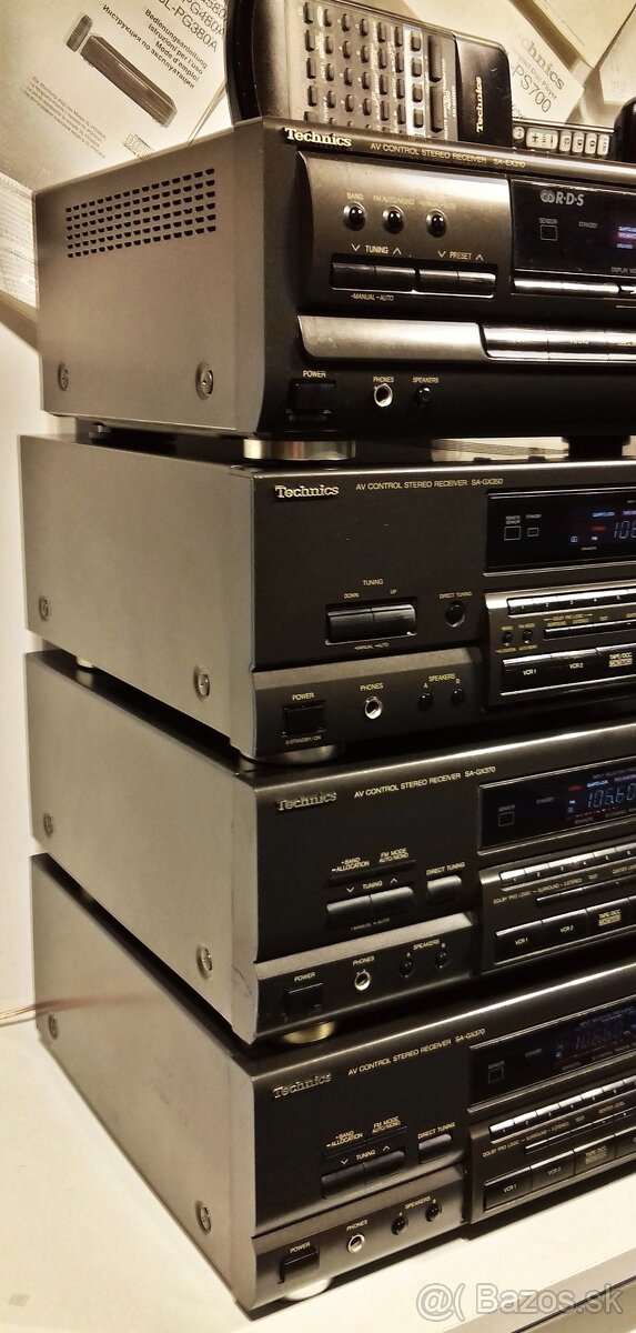 SERIA receiver TECHNICS RE01, vyber DO, anteny AM/FM, Japan - 3