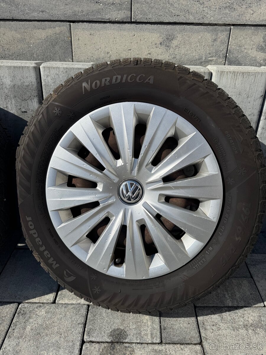 VW 195/65/15 Originálna Zimná sada kolies, Golf - 3