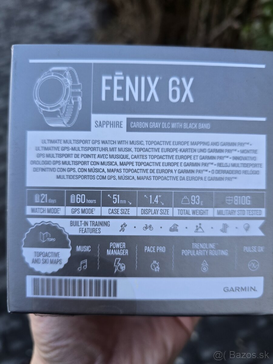 Garmin Fenix 6X Sapphire - 3