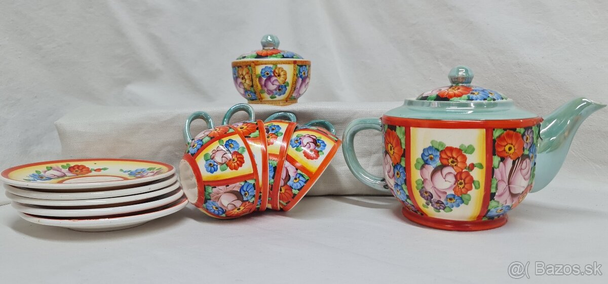 Čajová súprava Ditmar urbach Czechoslovakia - 3
