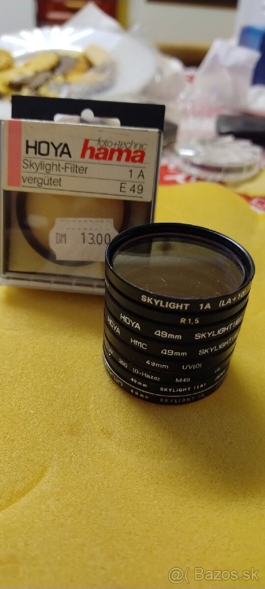 Filtre na objektívy 49mm - 3