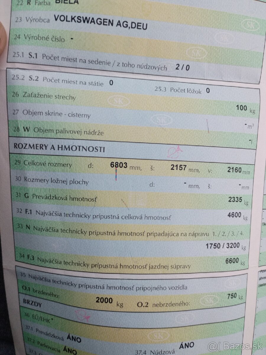 Volkswagen lt 46 valnik 2.8tdi - 3