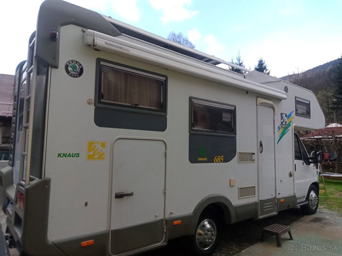 Karavan Fiat Ducato Knaus 685. Vymenim.