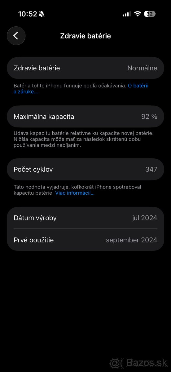 Predám iPhone 16 Pro 128GB púštny titán - 3
