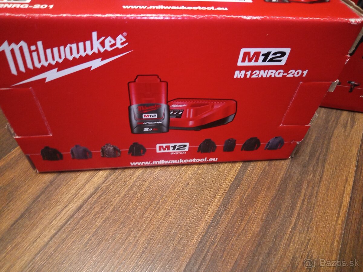 Milwaukee elektrická mikina + nabíjačka a 1x akumulátor - 3