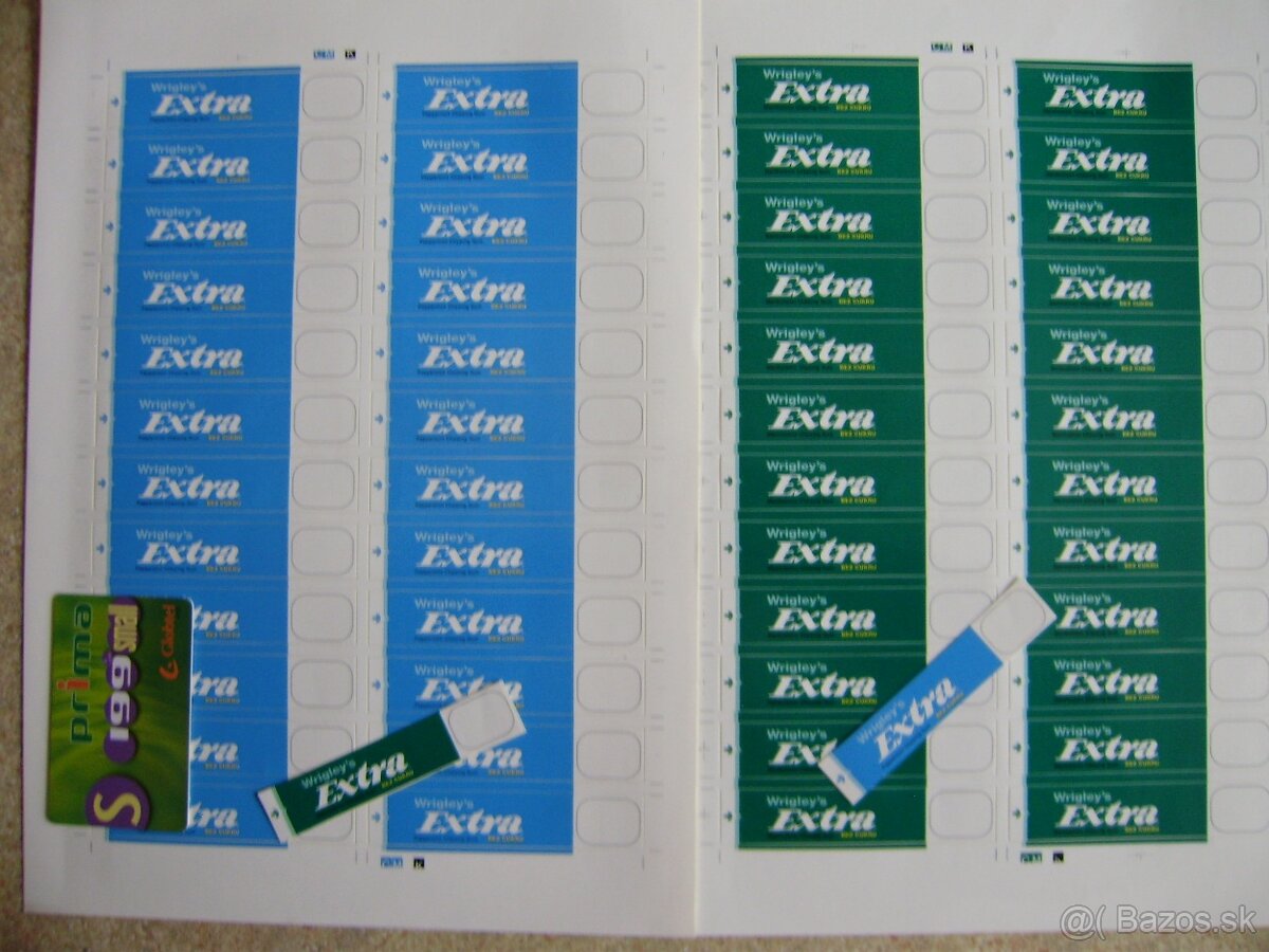 Predám, nálepky, žuvačky Wrigleys Hubba Bubba. - 3