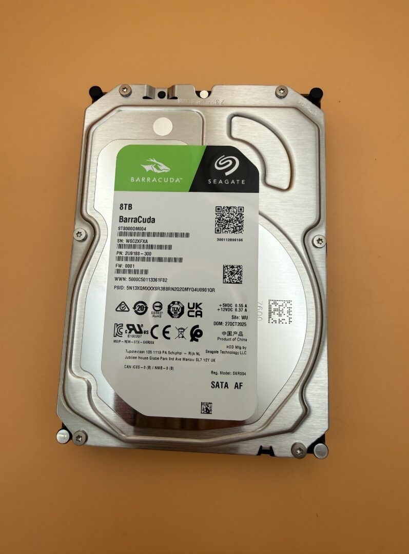 Harddisk Seagate BarraCuda 8TB HDD SATA 100% stav - 3