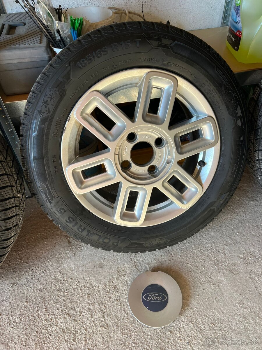 15" zimné pneu,185/65 R15 na alu diskoch - 3