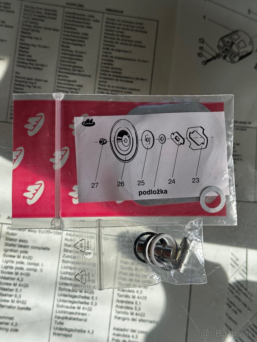 Sada na prestavbu z ľahkej na ŤAŽKÚ SPOJKU BABETTA-210 NOVÉ - 3