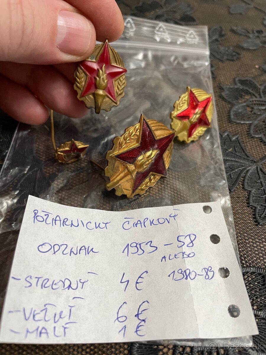 Vojenske Odznaky 10 (požiarnicke,policia,army) - 3