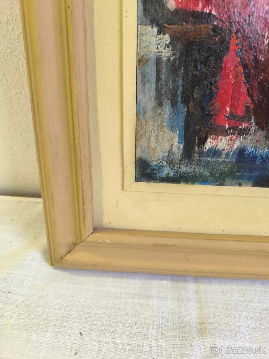 Olejomaľba na kartone - 3