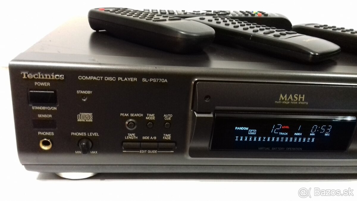 ClassA = CD prehravac TECHNICS SL-PS770 vyroba Germany, AC23 - 3